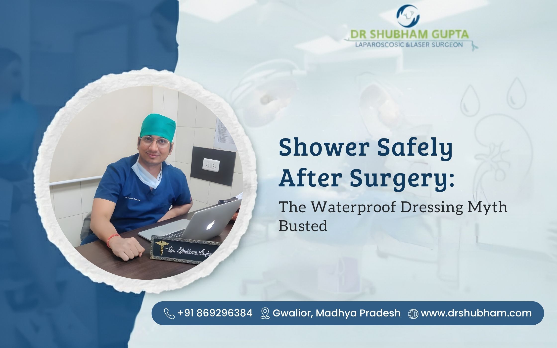 Shower Safely After Surgery: The Waterproof Dressing Myth Busted